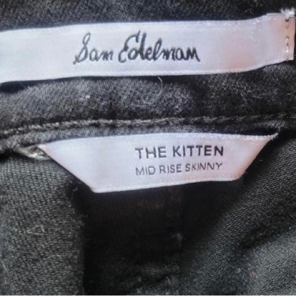 Sam Edelman pants The Kitten Midrise Skinny pants Size 25 - Picture 7 of 7